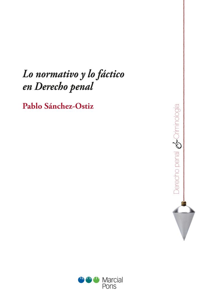Portada del libro Lo normativo y lo fáctico en Derecho penal